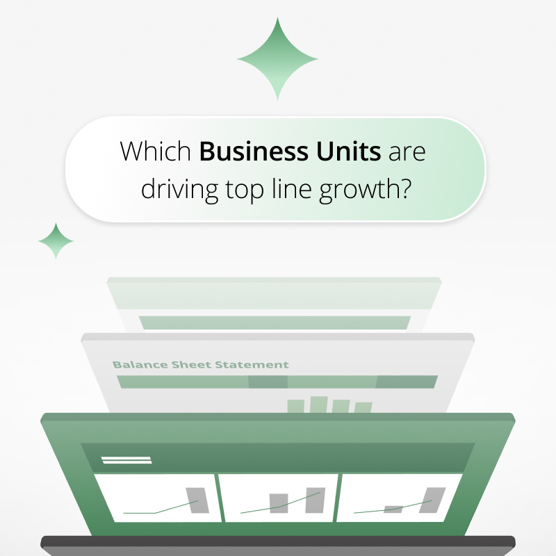 An example of Vena Copilot AI prompt, with windows of financial data being browsed at the bottom